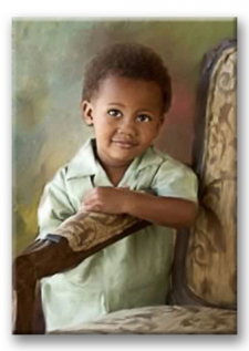 Child-Against-Chair